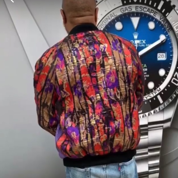 Python leather jacket - Picture 3 of 4